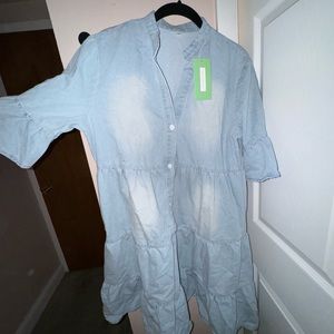 Blue dress with tags